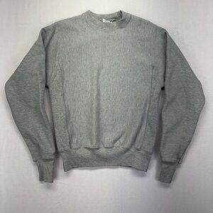 Champion Gray Sweatshirt XS Retro Activewear 90s style